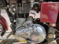 Maroon Royal Enfield Classic 350 BS VI