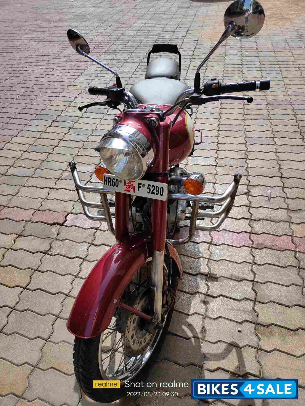 Maroon Royal Enfield Classic 350 BS VI