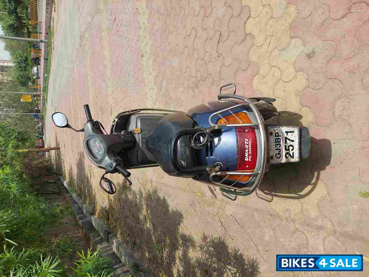 Blue Honda Activa