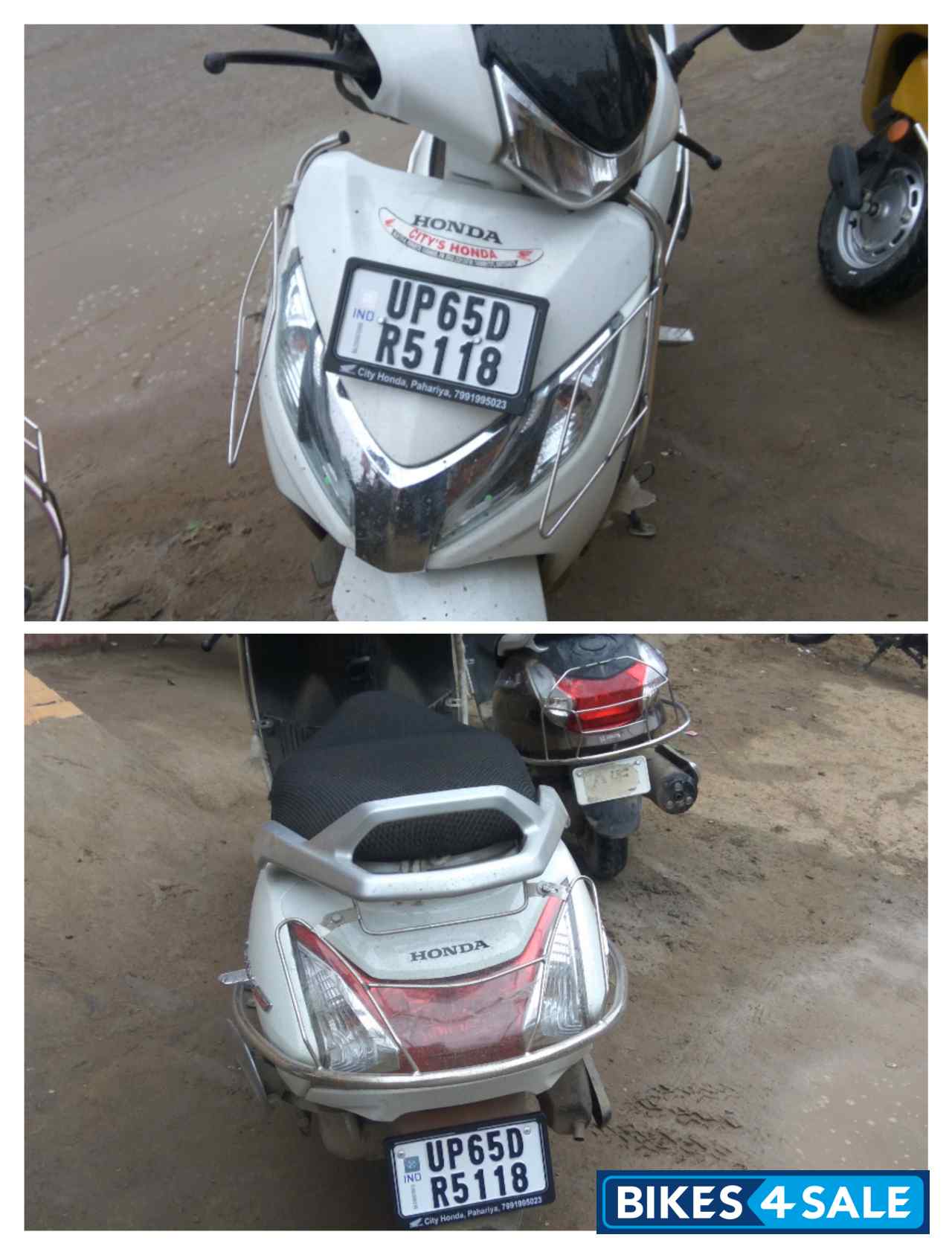 Pearl White Honda Activa 125
