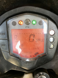 Black/orange KTM Duke 390