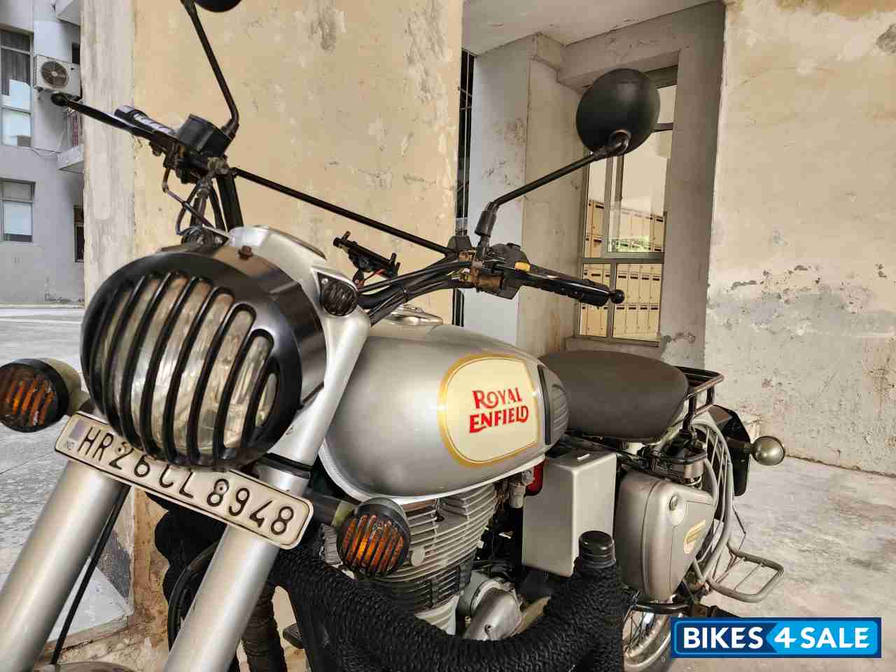 Silver Royal Enfield Classic 350