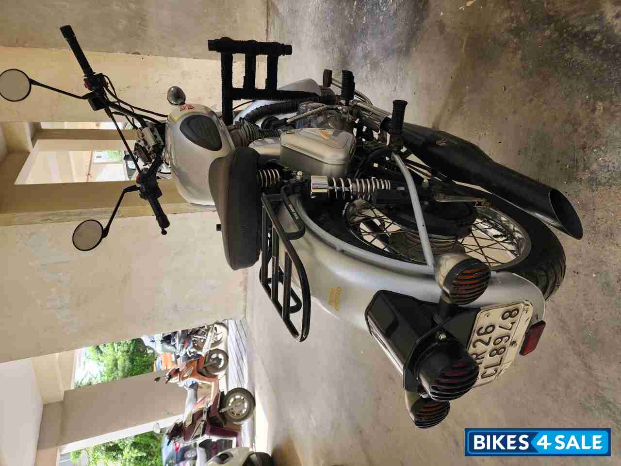 Silver Royal Enfield Classic 350