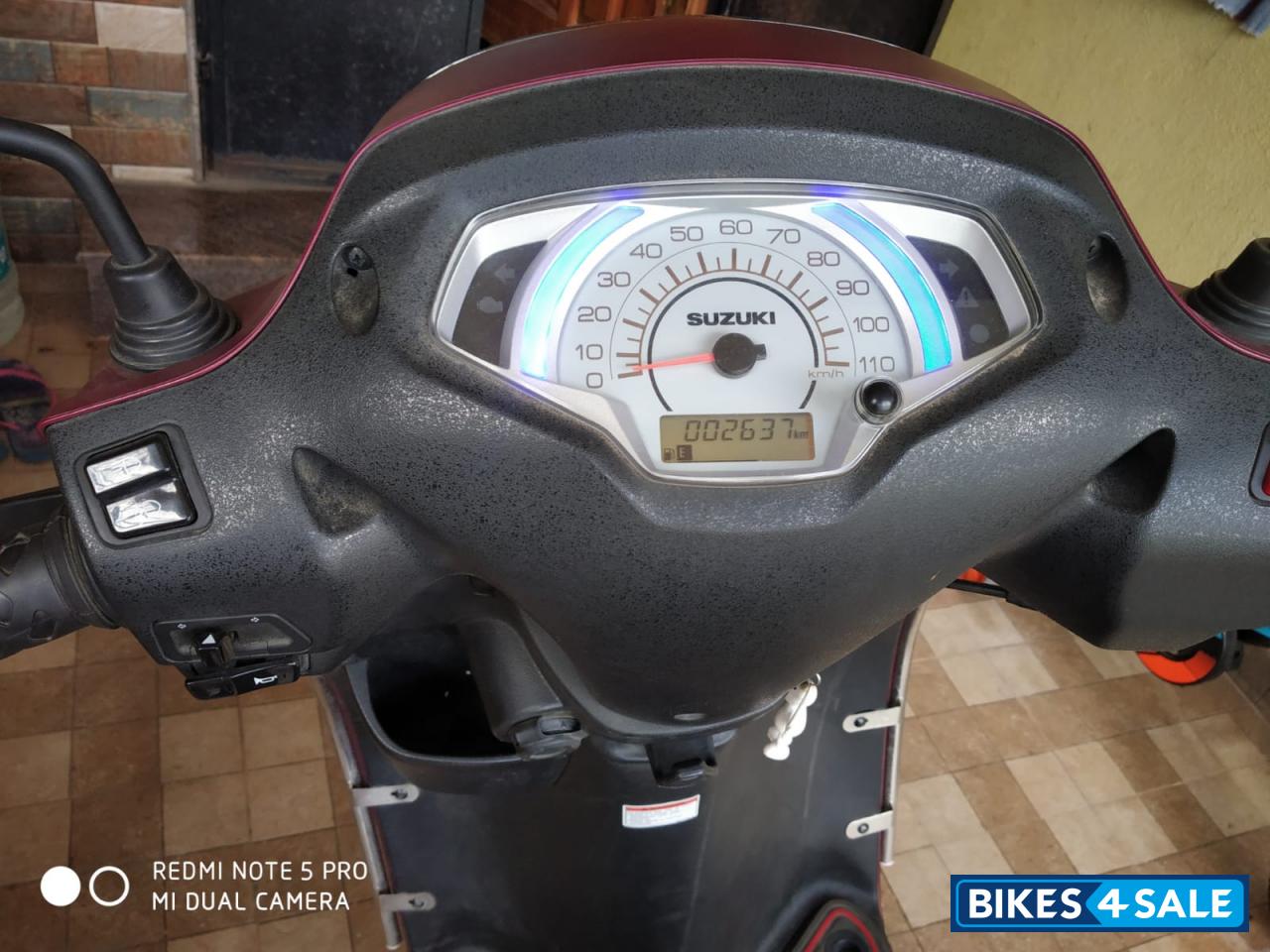 Mat Red Suzuki Access 125 BS6