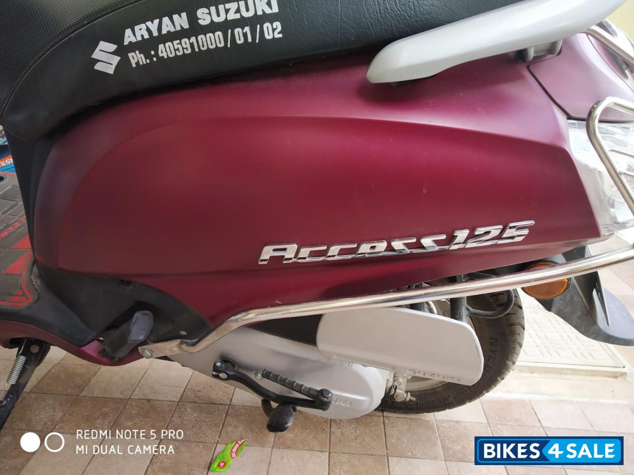 Mat Red Suzuki Access 125 BS6