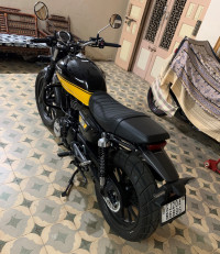 Black, Yellow Honda CB350RS