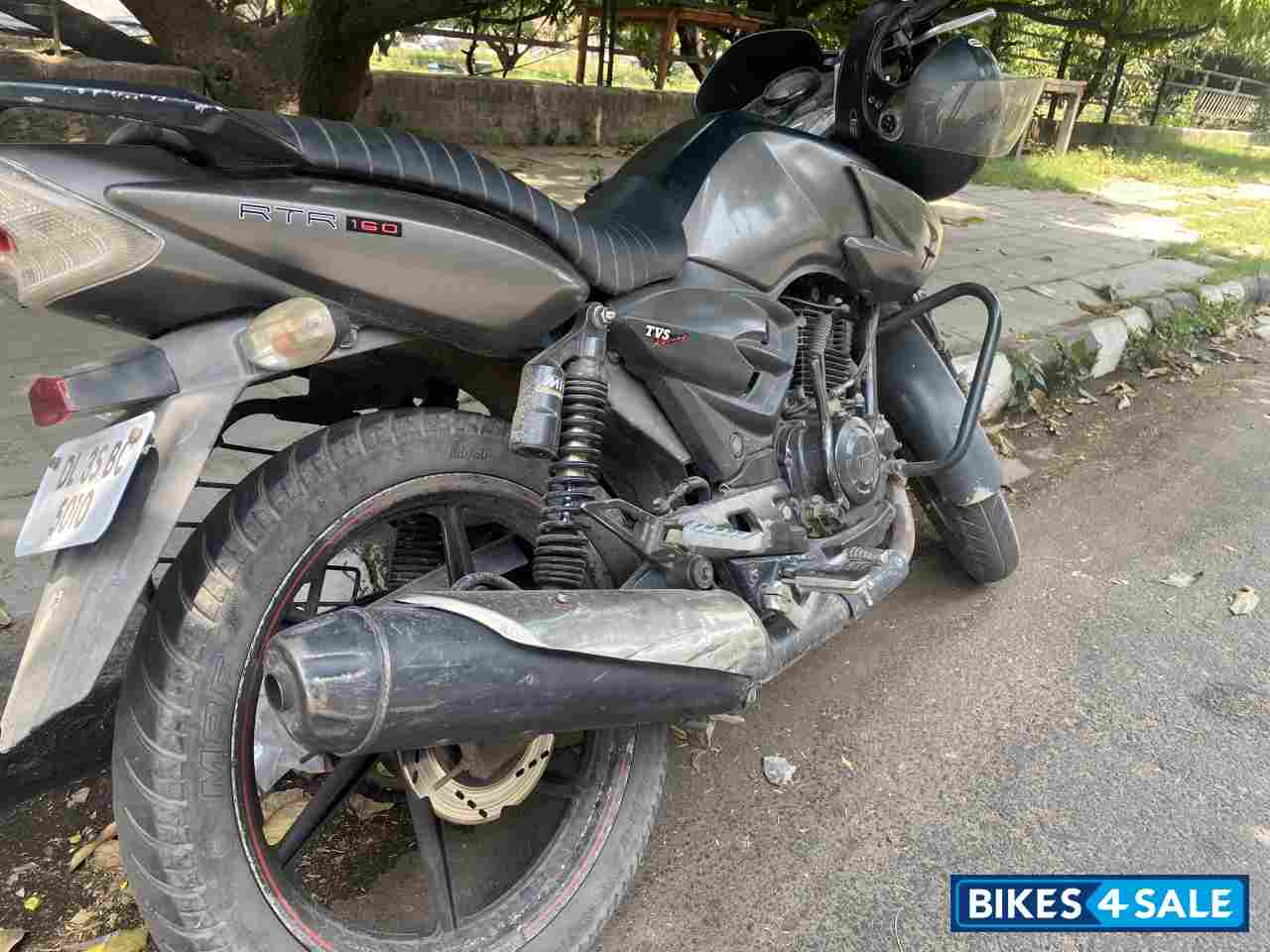 Grey TVS Apache RTR 160