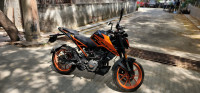 Orange And Black KTM Duke 200 ABS