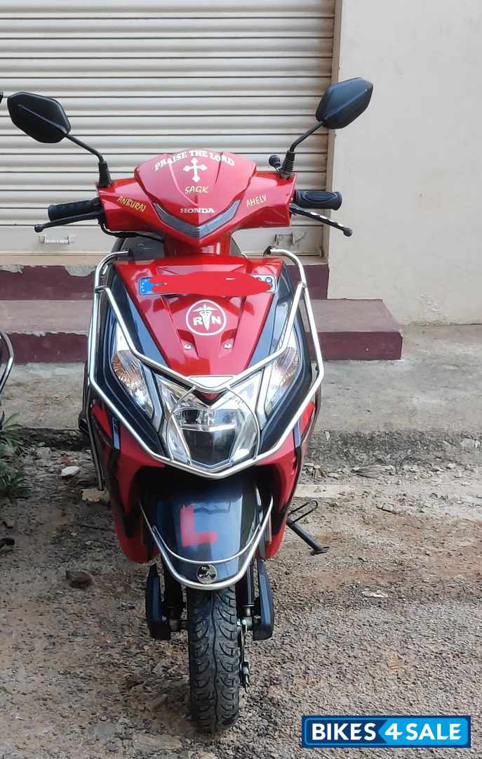 Red With Black Honda Dio