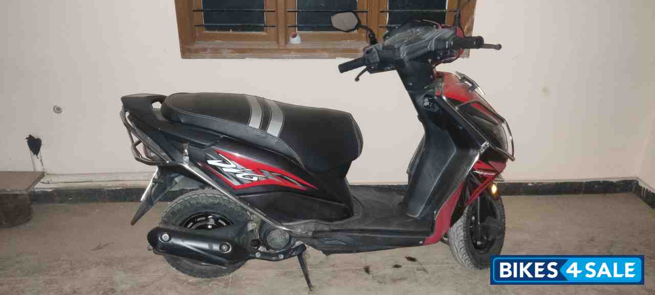Red With Black Honda Dio