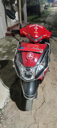 Red With Black Honda Dio