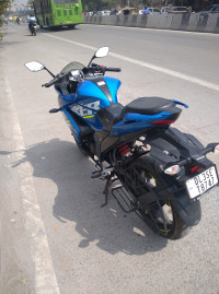 Blue Suzuki Gixxer SF BS6