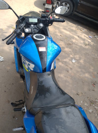 Blue Suzuki Gixxer SF BS6