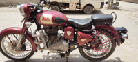 Maroon Royal Enfield Classic 350