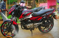 Black Red Bajaj Pulsar 150 DTSi