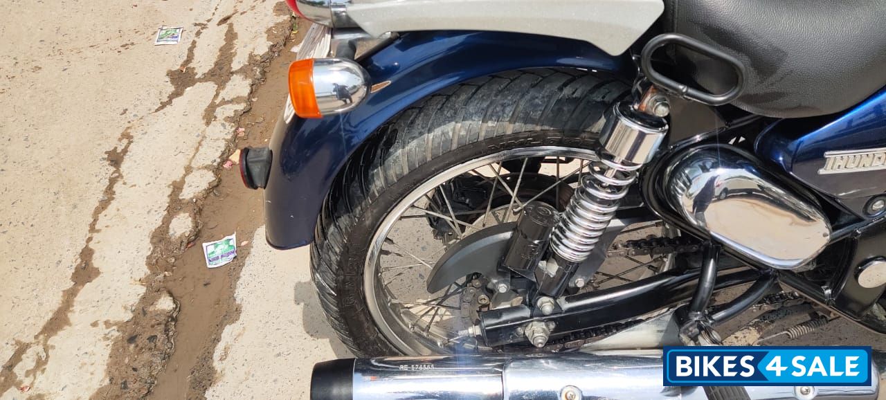 Blue Royal Enfield Thunderbird 350