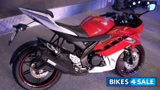 Red And White Yamaha YZF R15 V2