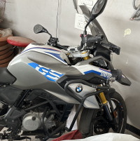 White & Blue BMW G 310 GS