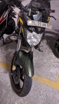 Green Grey Yamaha FZ-S FI V2