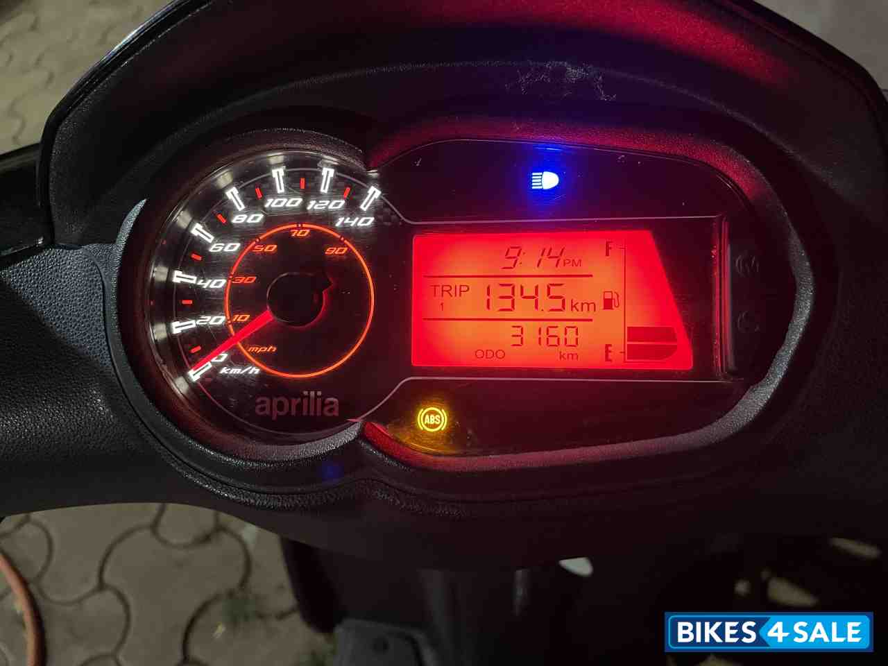 Red And Black Aprilia SR 150