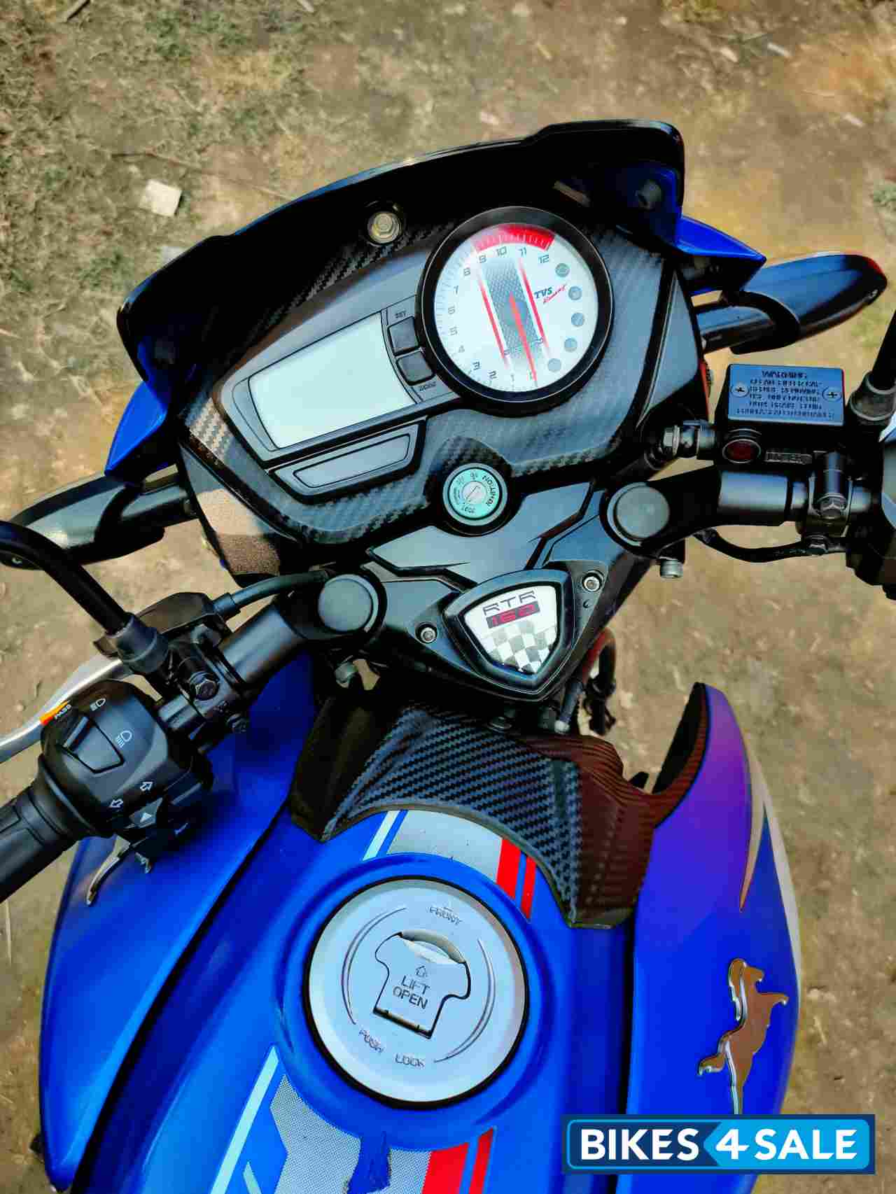 Matt Blue TVS Apache RTR 160 BS VI