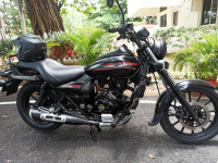 Matte Black Bajaj Avenger Street 220