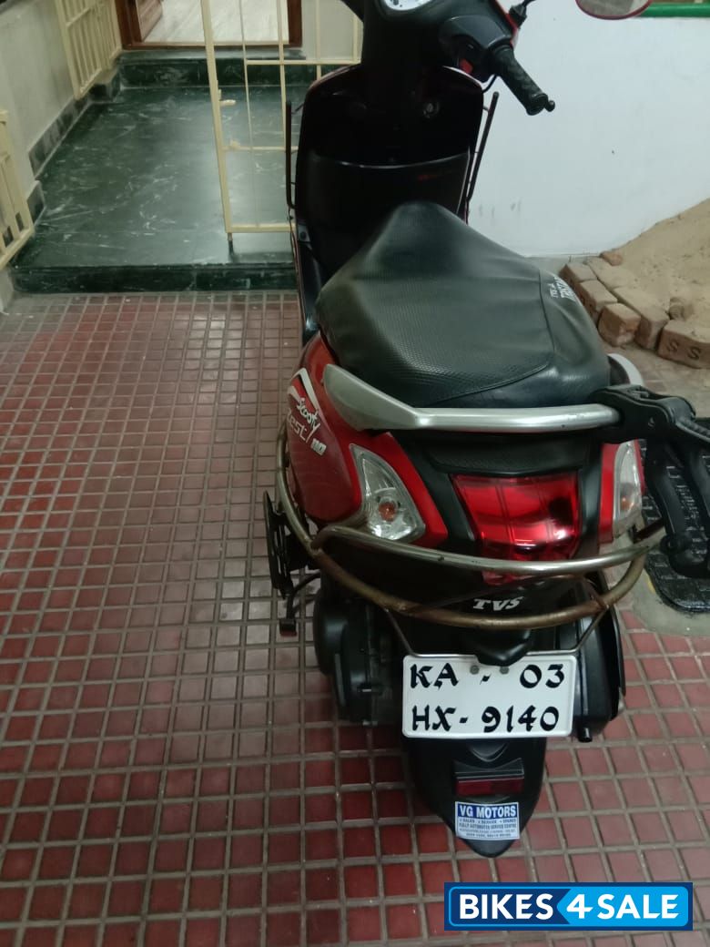 Red TVS Scooty Zest