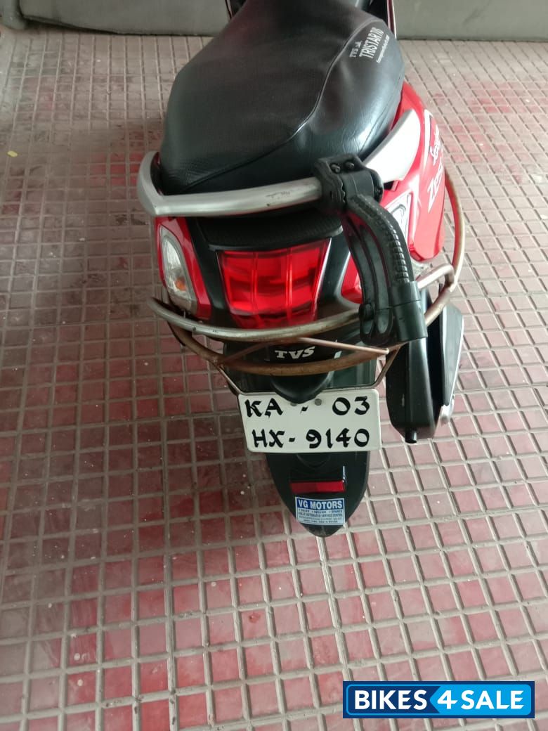 Red TVS Scooty Zest