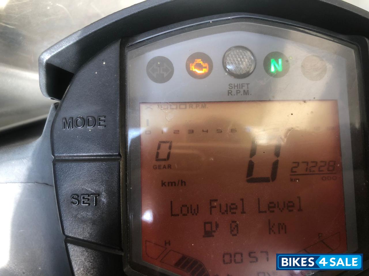 Orange & White KTM RC 200