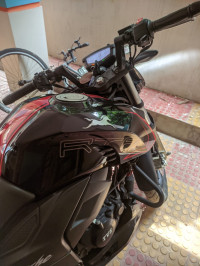 Black/red TVS Apache RTR 200 4V 2020