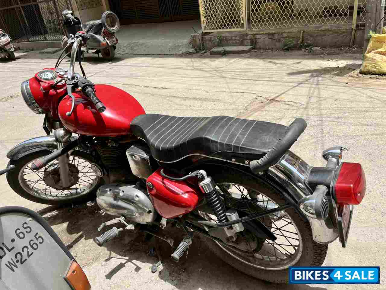 Red Royal Enfield Bullet Electra
