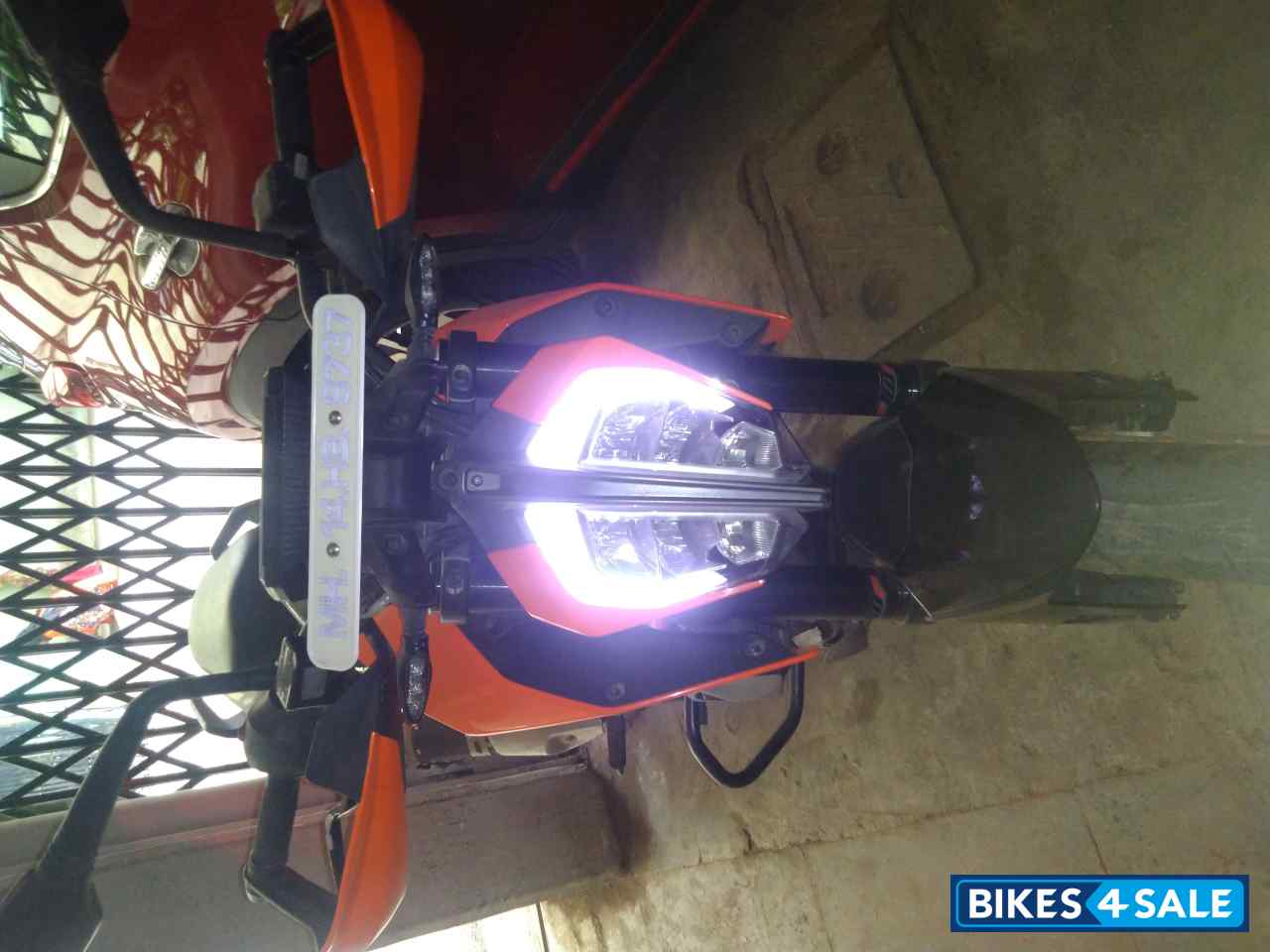 Orange KTM Duke 390