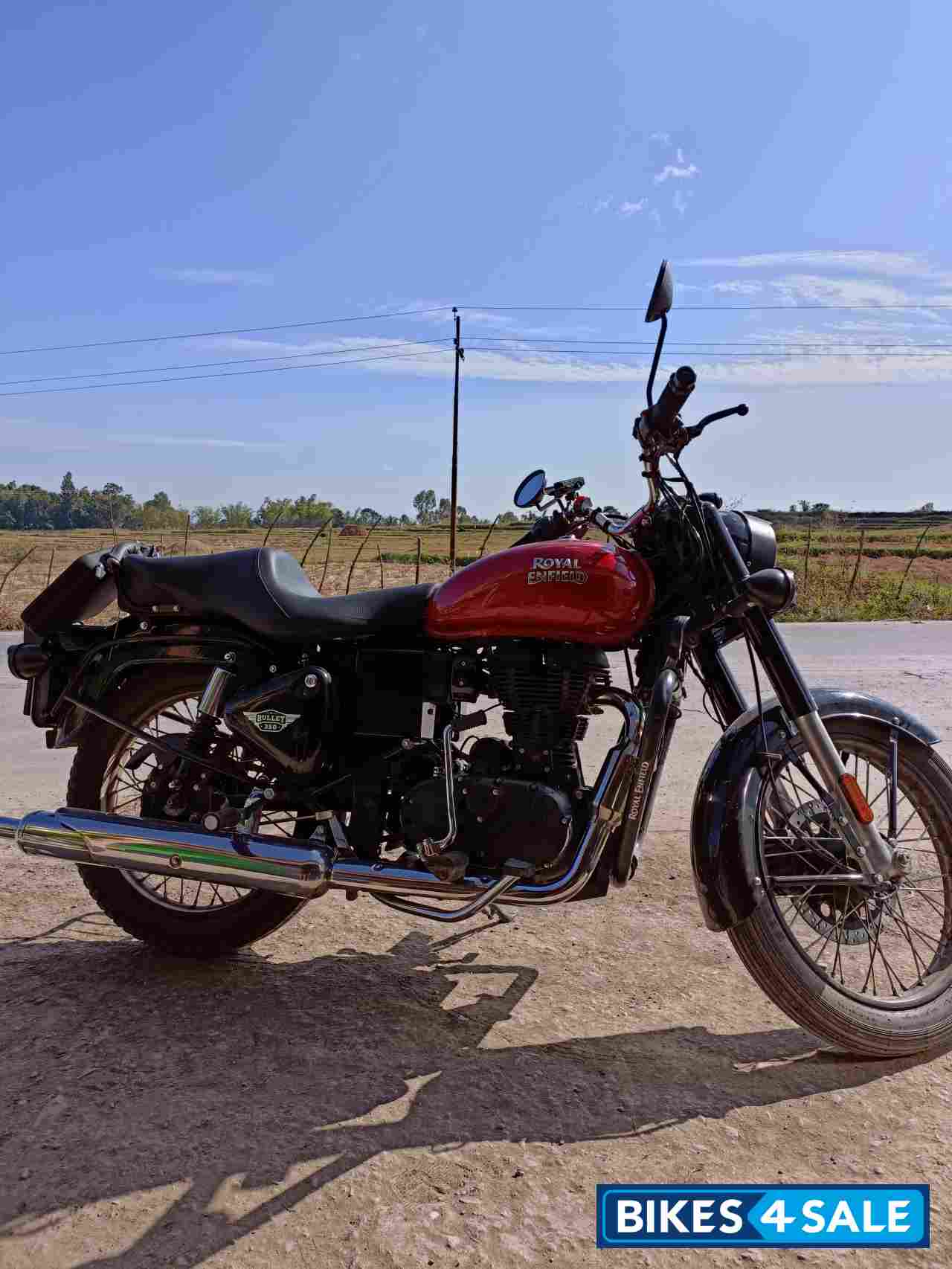 Regal Red Royal Enfield Bullet Electra Twinspark