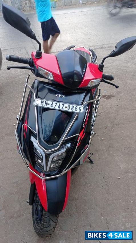 Black/red TVS NTORQ 125 BS6