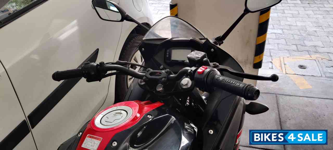 Black And Red Suzuki Gixxer SF Fi