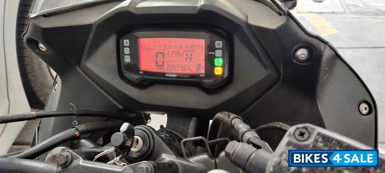 Black And Red Suzuki Gixxer SF Fi