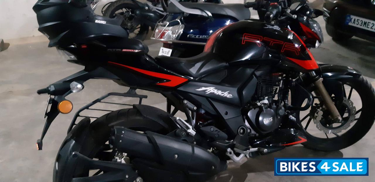 Red & Black TVS Apache RTR 200 4V Race Edition 2.0
