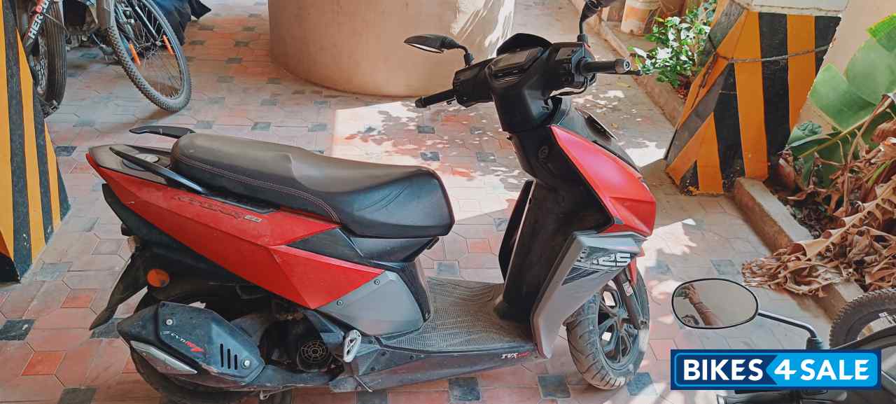 Red And Black Matt Finish TVS NTORQ 125