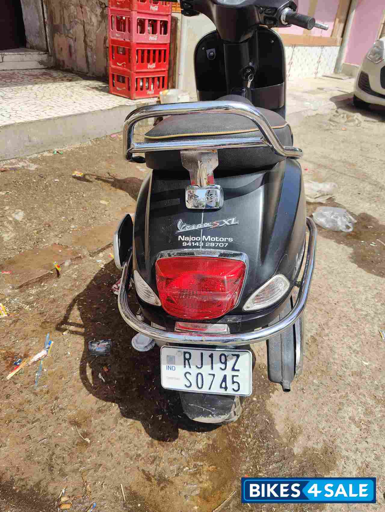 Matt Black Vespa SXL 150