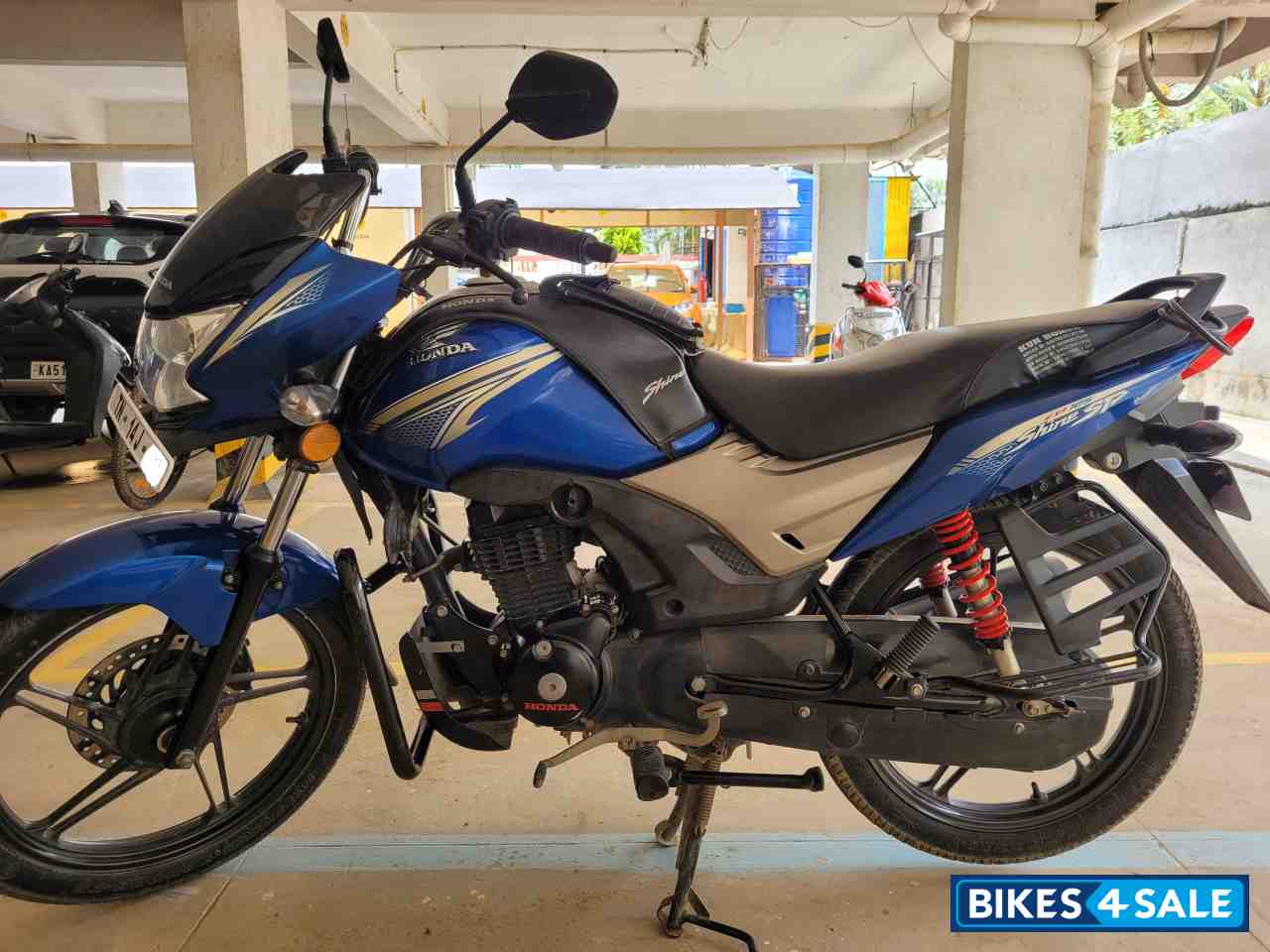 Blue-black Combination Honda SP 125 BSVI
