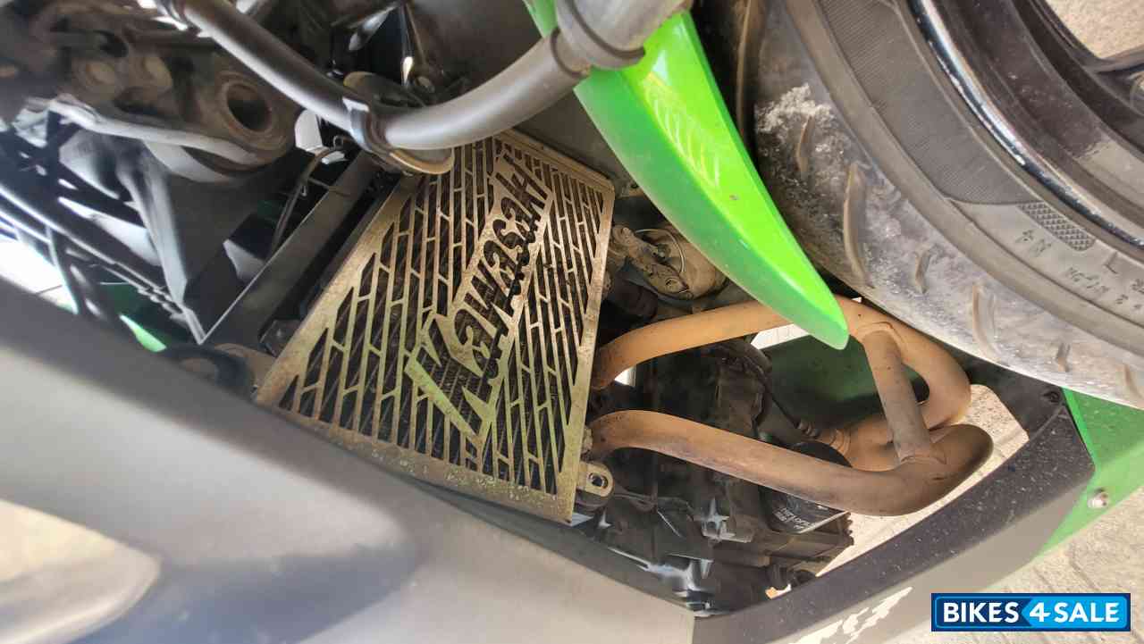 Green And Black Kawasaki Ninja 300R