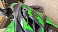Green And Black Kawasaki Ninja 300R