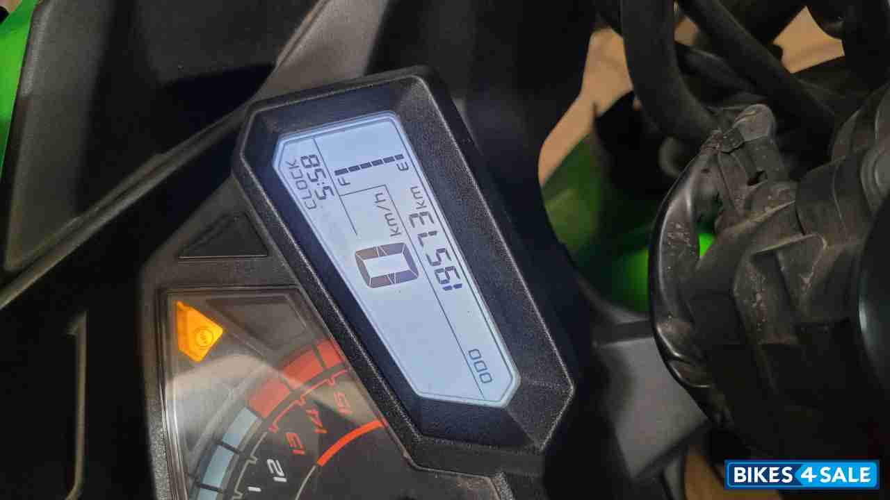 Green And Black Kawasaki Ninja 300R