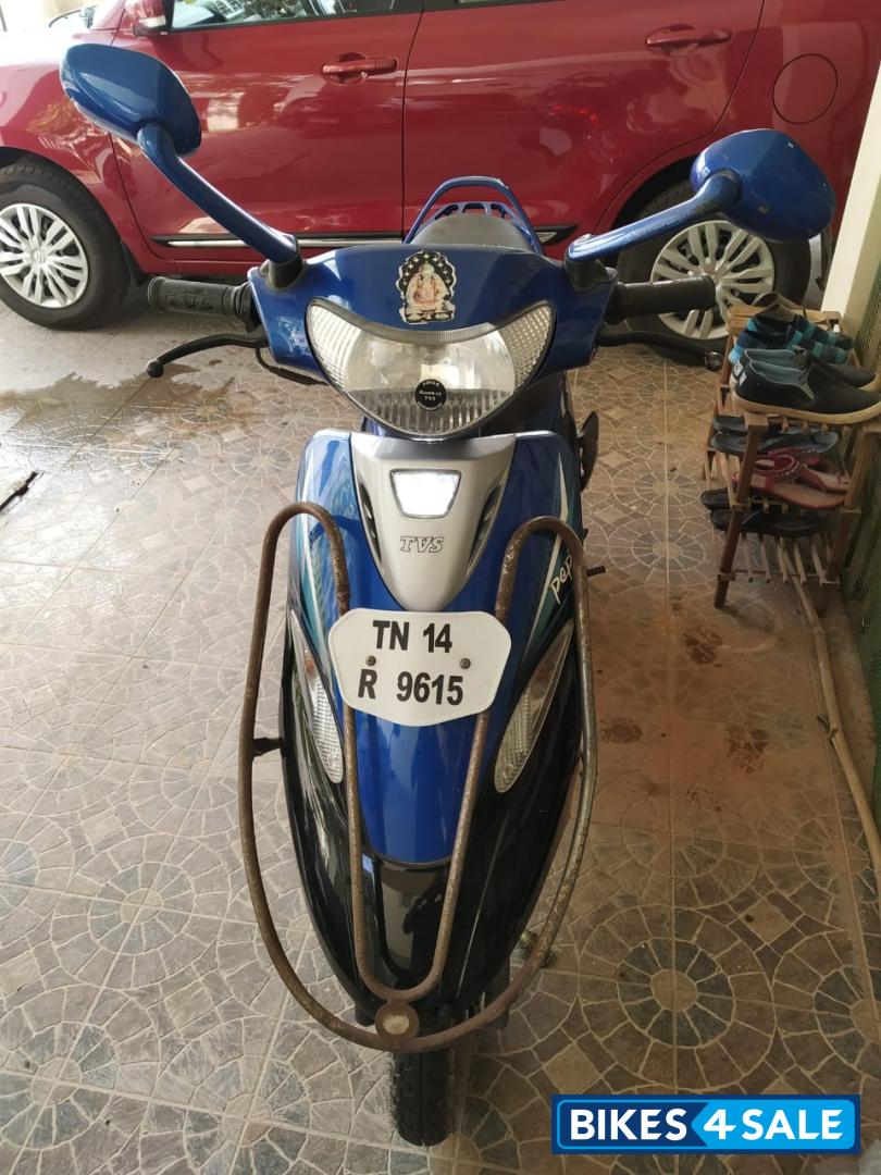 Blue TVS Scooty Pep Plus BS6