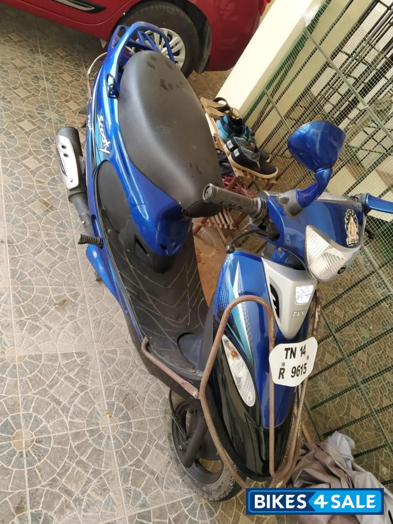 Blue TVS Scooty Pep Plus BS6