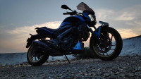 Blue Bajaj Dominar 400 Disc