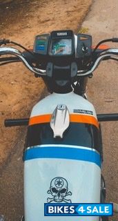 Modified White Yamaha RX 135