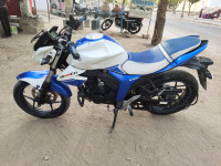 Blue Suzuki Gixxer 150