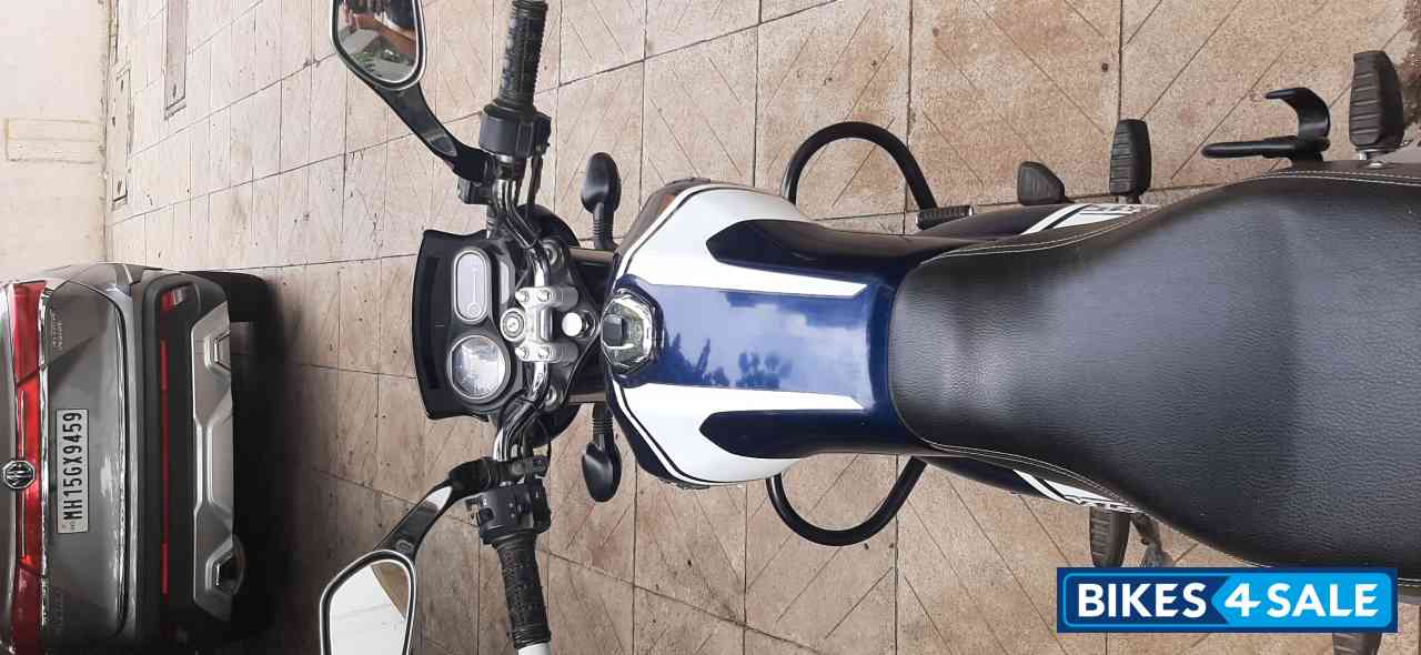 Blue White Bajaj V15