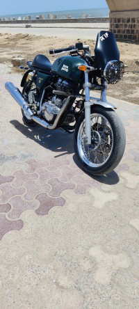 Green Royal Enfield Continental GT 535